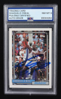 Shaquille O'Neal Signed 1992-93 Topps #362 RC (PSA | Autograph Graded 8) at PristineAuction.com
