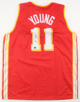 Trae Young Signed Jersey (Beckett) at PristineAuction.com