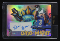 Nick Nash 2024 Wild Card Alumination Dino-Might Autographs Silver #AT1STG1NN2 RC #1/1 at PristineAuction.com
