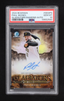 Paul Skenes 2024 Bowman Chrome Gladiators of the Diamond Autographs #GDAPS #03/99 RC (PSA 10) at PristineAuction.com