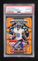 Justin Jefferson 2023 Panini Mosaic Mosaic Orange Fluorescent NP #265 #19/25 (PSA 10) at PristineAuction.com