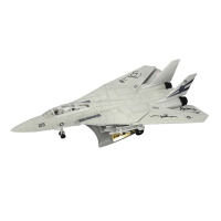 "Top Gun" 1:48 Scale 16" F-14 Tomcat Die-Cast Model Cast-Signed by Val Kilmer, Tom Skerritt & James Tolkan (CA) at PristineAuction.com