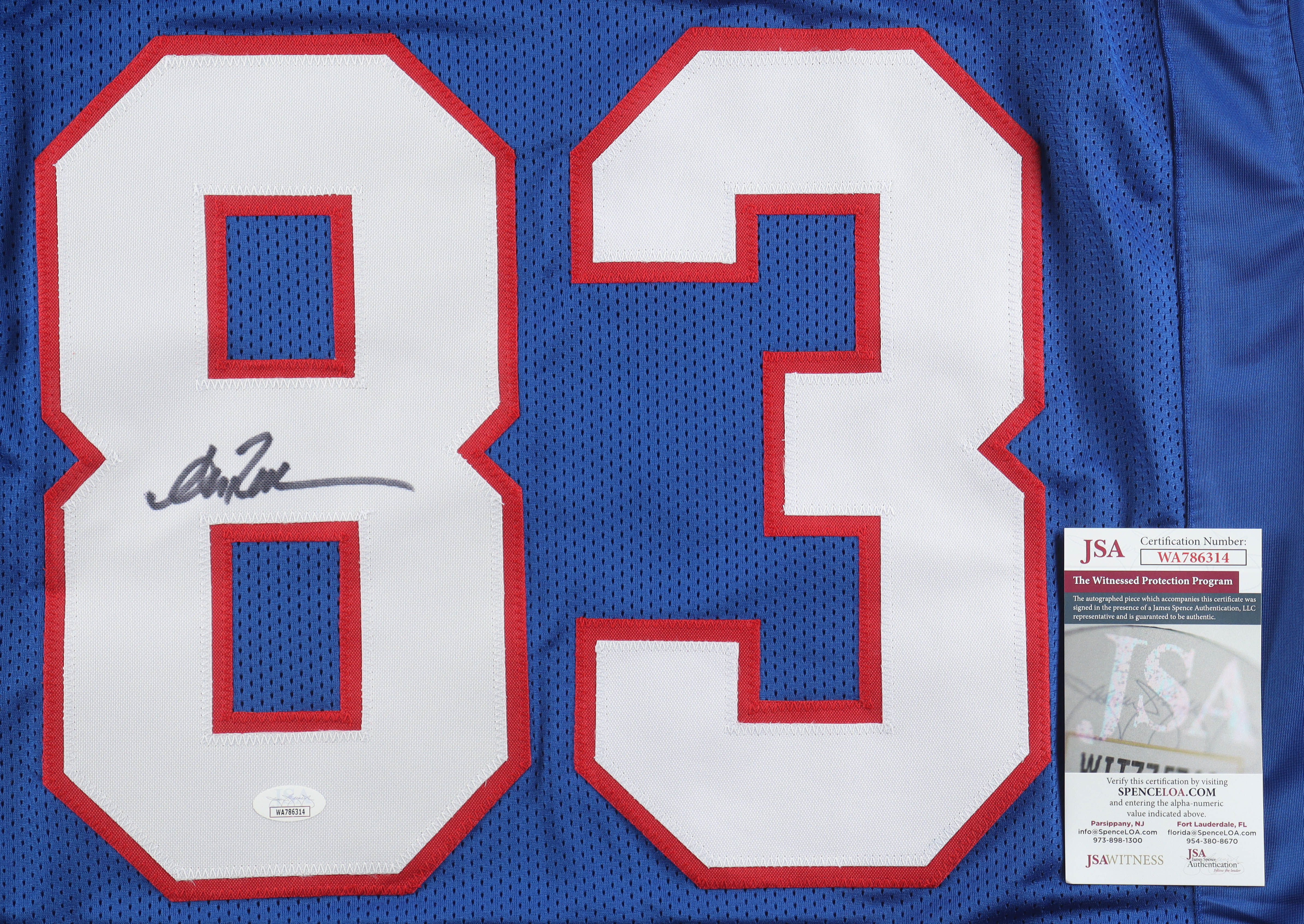 Andre Reed Signed Jersey (JSA) at PristineAuction.com Andre Reed Signed Jersey (JSA) at PristineAuction.com