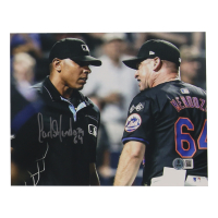 Carlos Mendoza Signed Mets 8x10 Photo (Beckett) at PristineAuction.com