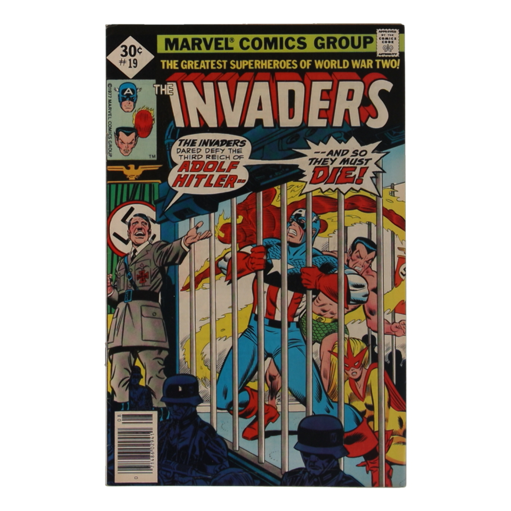 1977 "The Invaders" Issue #19 Marvel Comic Book at PristineAuction.com