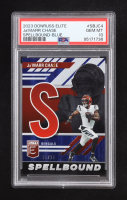 Ja'Marr Chase 2023 Elite Spellbound Blue #4 #11/25 (PSA 10) at PristineAuction.com