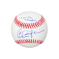 Charlie Sheen Signed "Major League" OML Baseball Inscribed "Wild Thing" (CA) at PristineAuction.com