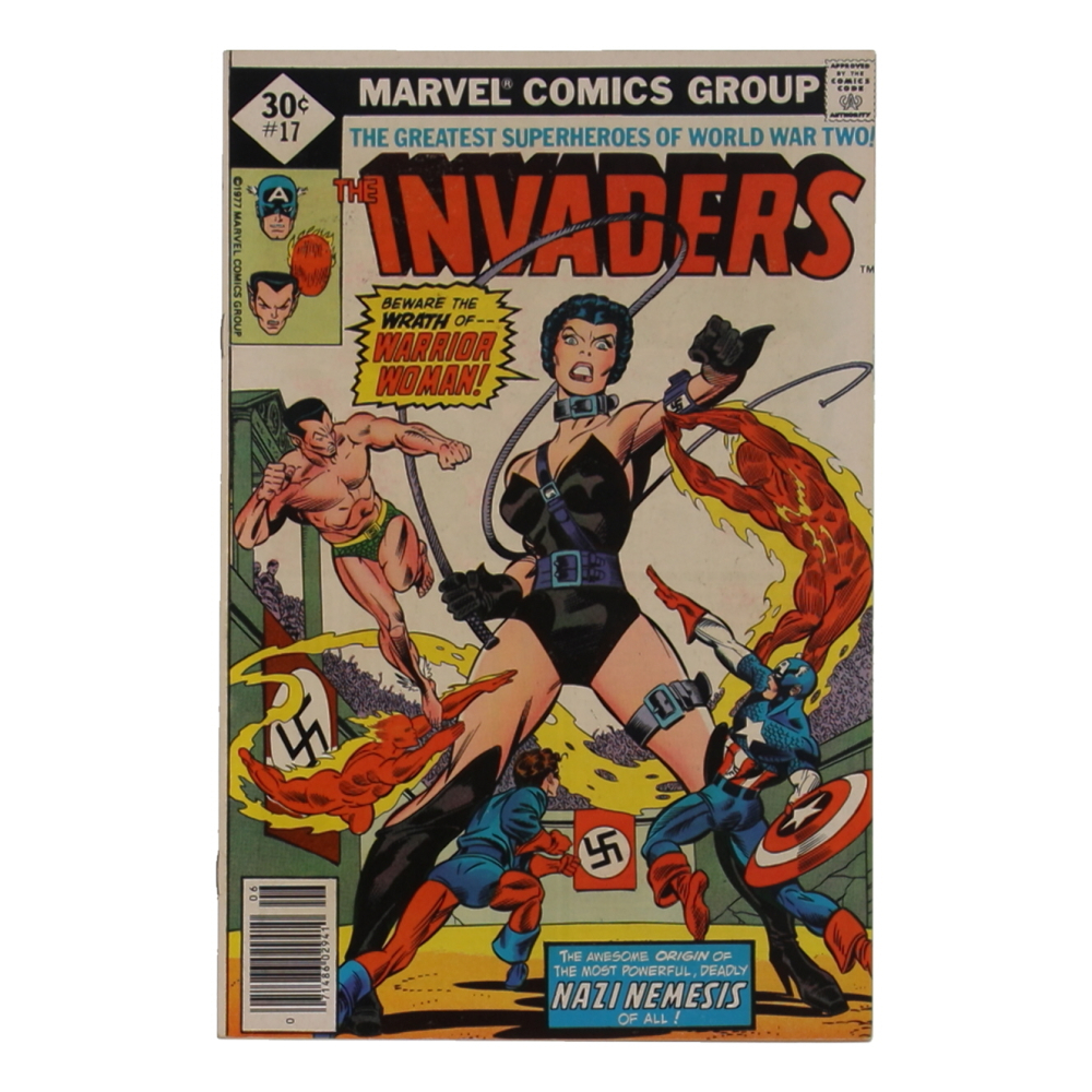1977 "The Invaders" Issue #17 Marvel Comic Book at PristineAuction.com