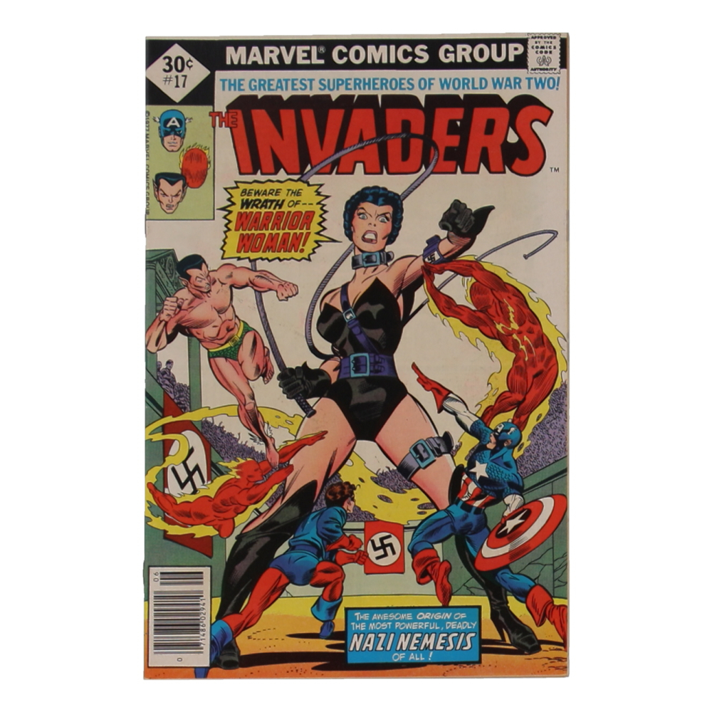 1977 "The Invaders" Issue #17 Marvel Comic Book at PristineAuction.com