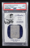 Tommy Henrich 2019 Panini Flawless Legends Jumbo Material Sapphire #10 #05/15 (PSA 9) at PristineAuction.com