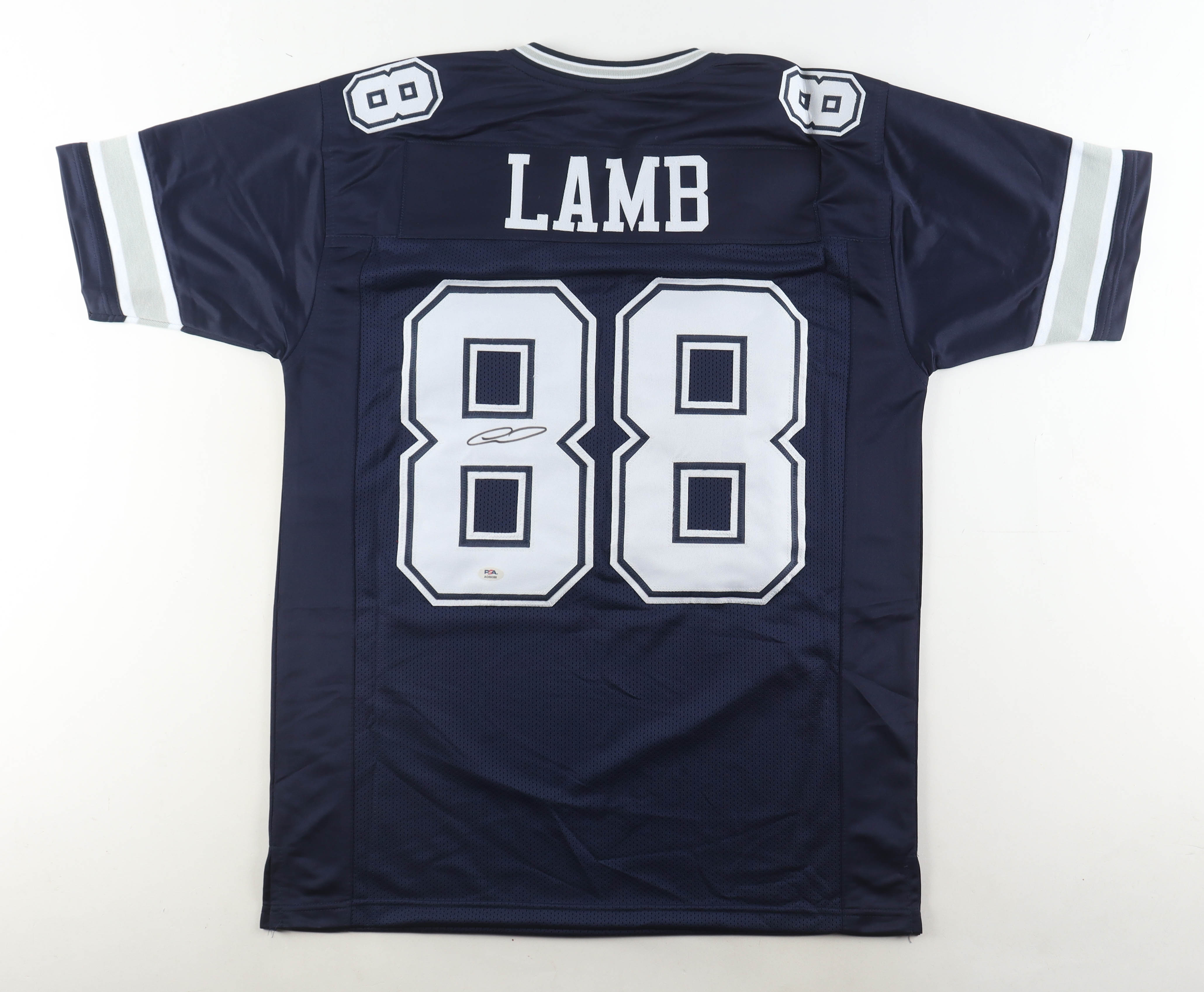CeeDee Lamb Signed Jersey (PSA) at PristineAuction.com CeeDee Lamb Signed Jersey (PSA) at PristineAuction.com