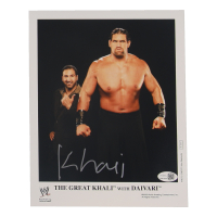 The Great Khali Signed WWE 8x10 Photo (JSA) at PristineAuction.com