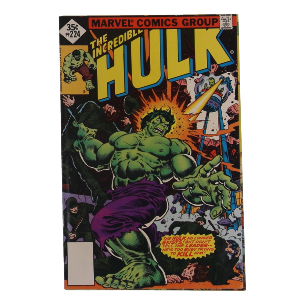 1978 "Incredible Hulk" Issue #224 Marvel Comic Book at PristineAuction.com