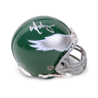 Mark Wahlberg & Vince Papale Signed "Invincible" Eagles Mini Helmet Inscribed "Invincible" (CA) at PristineAuction.com