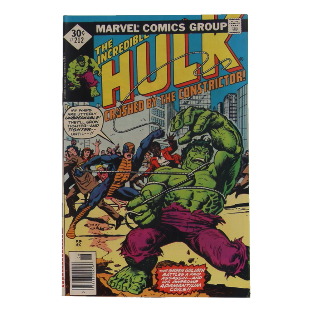 1977 "Incredible Hulk" Issue #212 Marvel Comic Book at PristineAuction.com