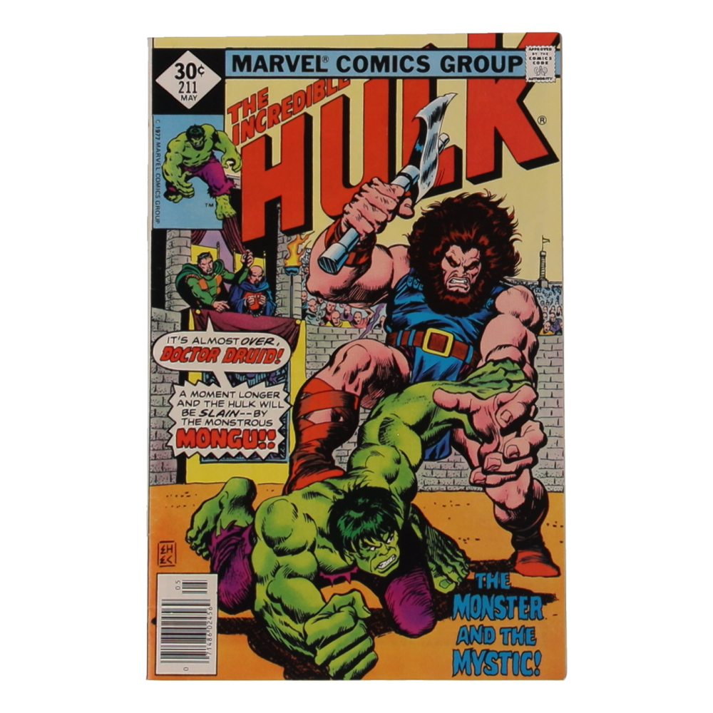 1977 "Incredible Hulk" Issue #211 Marvel Comic Book at PristineAuction.com