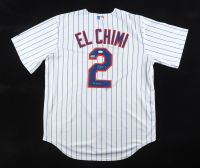 Ronny Mauricio Signed Mets Majestic Authentic Jersey Inscribed "El Chimi" (JSA & USA SM) at PristineAuction.com