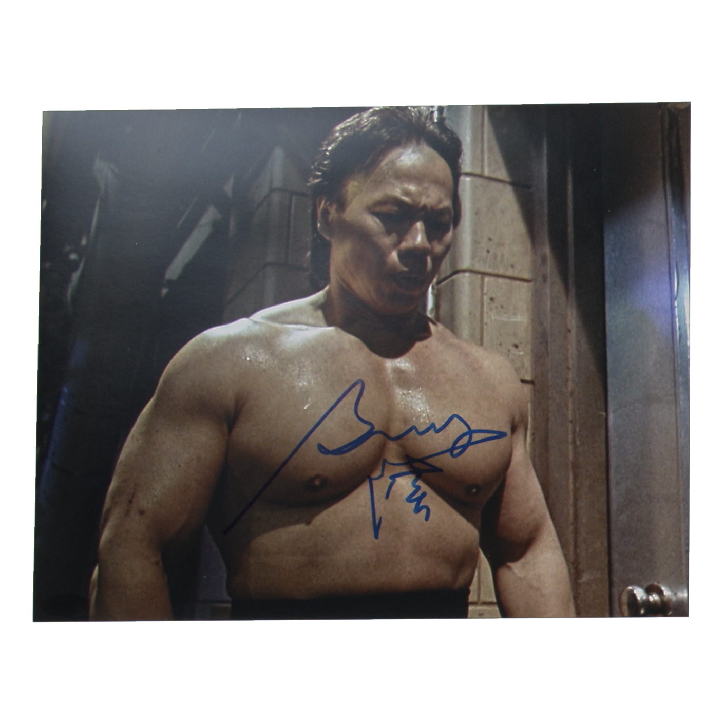 Bolo Yeung Signed "Bloodsport" 11x14 Photo (ACOA) at PristineAuction.com Bolo Yeung Signed "Bloodsport" 11x14 Photo (ACOA) at PristineAuction.com