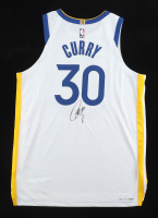Stephen Curry Signed Warriors Nike Authentic Jersey (JSA & Curry) at PristineAuction.com