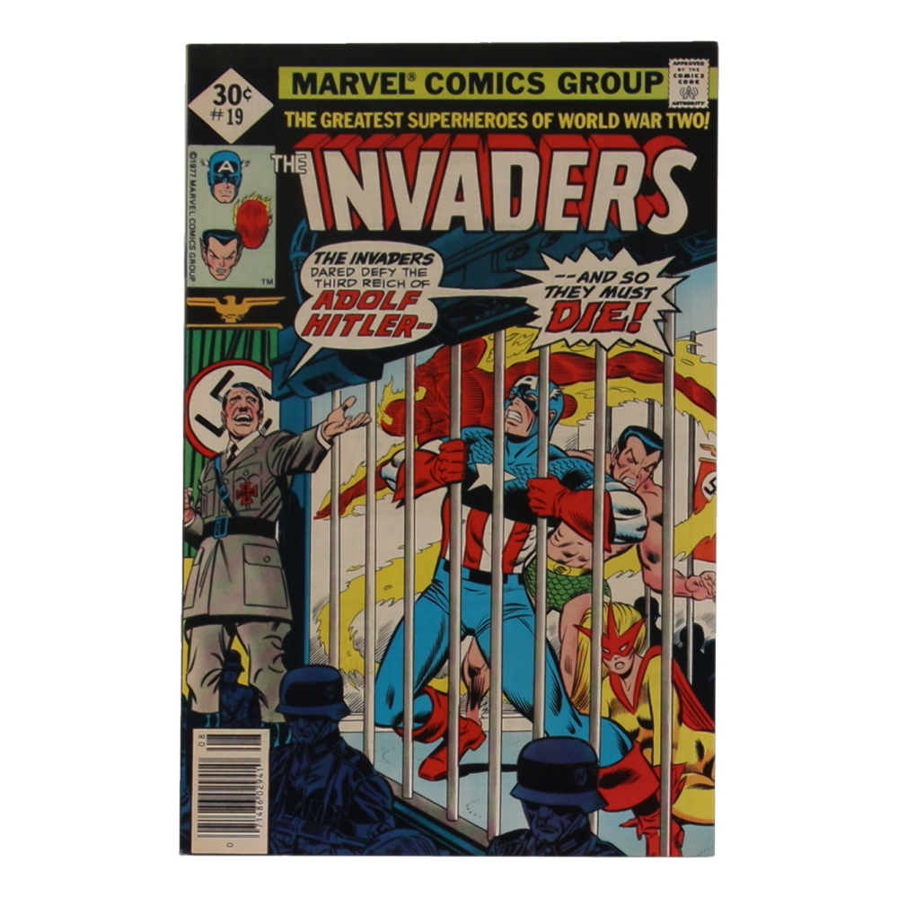 1977 "The Invaders" Issue #19 Marvel Comic Book at PristineAuction.com