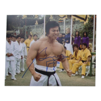 Bolo Yeung Signed "Enter the Dragon" 11x14 Photo (ACOA) at PristineAuction.com