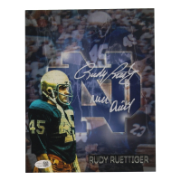 Rudy Ruettiger Signed Notre Dame Fighting Irish 8x10 Photo Inscribed "Never Quit" (JSA) at PristineAuction.com