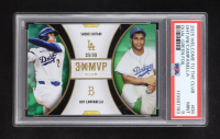 Shohei Ohtani / Roy Campanella 2025 Topps Welcome to the Club 3X MVP Dual 3X MVP Green Foil #D8 #09/99 (PSA 9) at PristineAuction.com