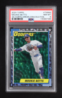 Mookie Betts 2025 Topps '90 Topps Green Crackle Foil #T9060 #62/99 (PSA 8) at PristineAuction.com