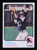 Hank Aaron 1973 Topps #100 at PristineAuction.com