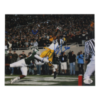 Mario Manningham Signed Michigan Wolverines 8x10 Photo (JSA) at PristineAuction.com