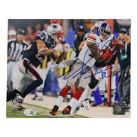 Mario Manningham Signed Giants 8x10 Photo (JSA) at PristineAuction.com