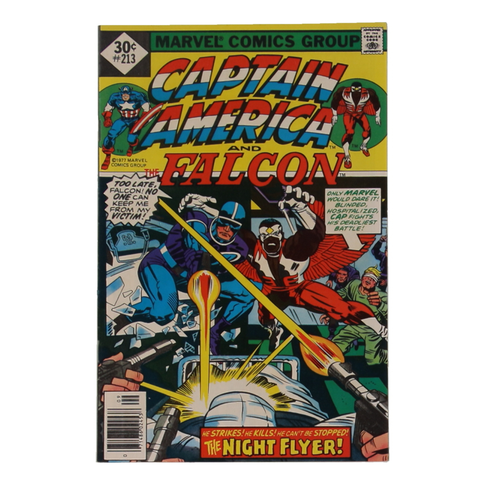 1977 "Captain America And The Falcon" Issue #213 Marvel Comic Book at PristineAuction.com