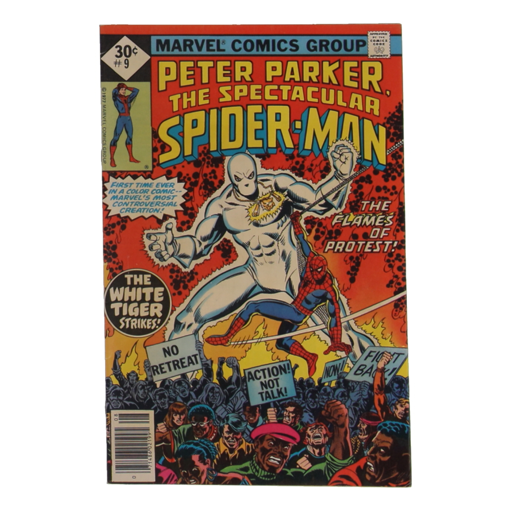 1977 "The Spectacular Spider-Man" Issue #9 Marvel Comic Book at PristineAuction.com