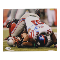 Justin Tuck Signed Giants 8x10 Photo (JSA) at PristineAuction.com