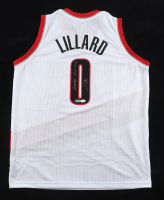 Damian Lillard Signed Jersey Inscribed "DAME D.O.L.L.A" (JSA & Lillard) at PristineAuction.com