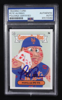 Pete Alonso Signed 2022 Topps Trading Card Auto Garbage Pail Kids x Keith Shore Popular Pete (PSA | Autograph Grade PSA Authentic) at PristineAuction.com