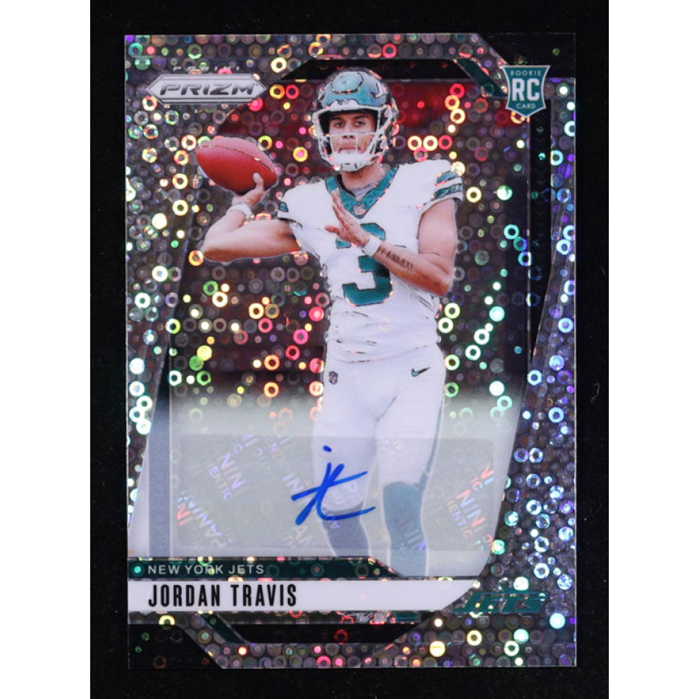 Jordan Travis 2024 Panini Prizm Autographs Prizms No Huddle #359 RC at PristineAuction.com