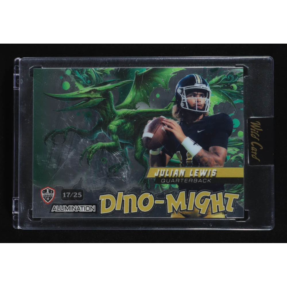 Julian Lewis 2024 Wild Card Alumination Dino-Might #DMPTE1JL RC #17/25 at PristineAuction.com