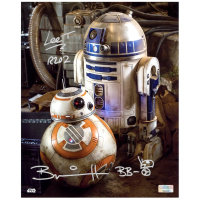 Brian Herring & Lee Towersey Signed "Star Wars" 8x10 Photo Inscribed "BB-8" & "R2D2" (CA) at PristineAuction.com