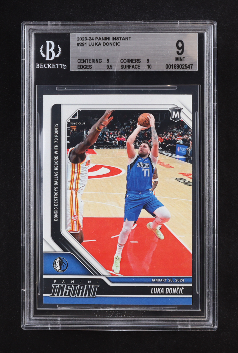 Luka Doncic 2023-24 Panini Instant #291 (BGS 9) at PristineAuction.com Luka Doncic 2023-24 Panini Instant #291 (BGS 9) at PristineAuction.com