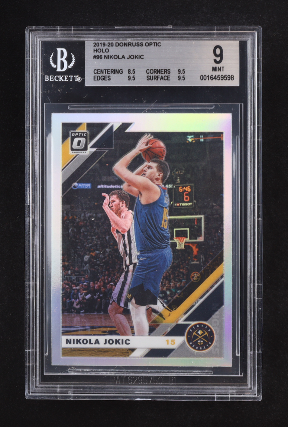 Nikola Jokic 2019-20 Donruss Optic Holo #96 (BGS 9) at PristineAuction.com Nikola Jokic 2019-20 Donruss Optic Holo #96 (BGS 9) at PristineAuction.com
