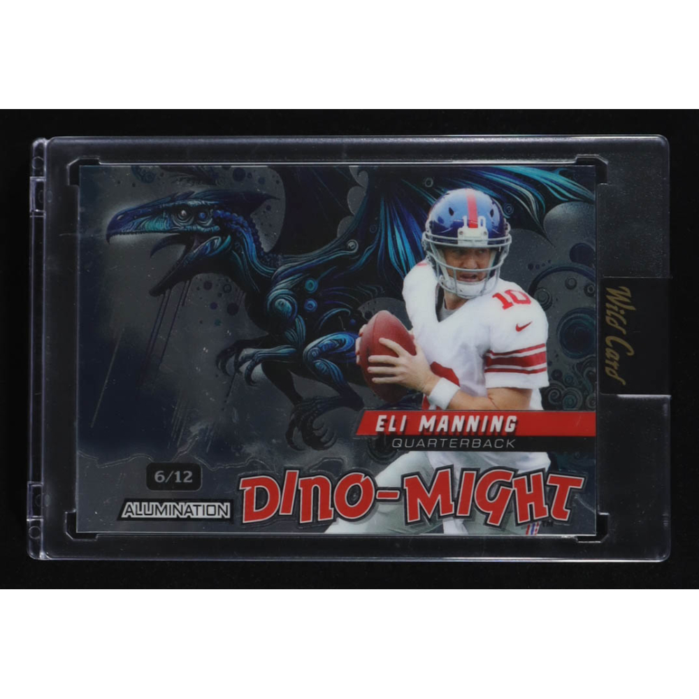 Eli Manning 2024 Wild Card Alumination Dino-Might #DMPTE1EM #6/12 at PristineAuction.com