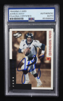 John Elway Signed 1998 Score Pinnacle Trading Card Auto Offseason #253 (PSA | Autograph Grade PSA Authentic) at PristineAuction.com