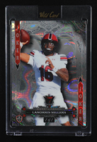 LaNorris Sellers 2024 Wild Card 7 Card Studs Joker Silver Wave #7JWLS RC #1/1 at PristineAuction.com