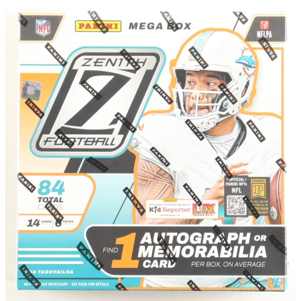 2024 Panini Zenith Football Mega Box with (6) Packs at PristineAuction.com