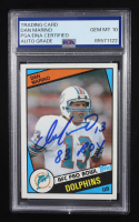 Dan Marino Signed 1984 Topps Inscribed "83 ROY" Trading Card Auto AFC Pro Bowl #123 RC (PSA | Autograph Graded 10) at PristineAuction.com