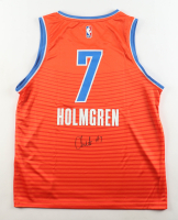 Chet Holmgren Signed Thunder Fanatics Authentic Jersey (Beckett & Holmgren) at PristineAuction.com