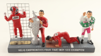 Helio Castroneves Signed 2001-02 Four Time Indy 500 Champion Figurine (Lowsports) at PristineAuction.com