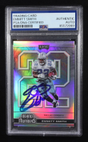 Emmitt Smith Signed 2020 Panini Prizm Behind The Numbers Playoff Football #BTN-6 (PSA) at PristineAuction.com