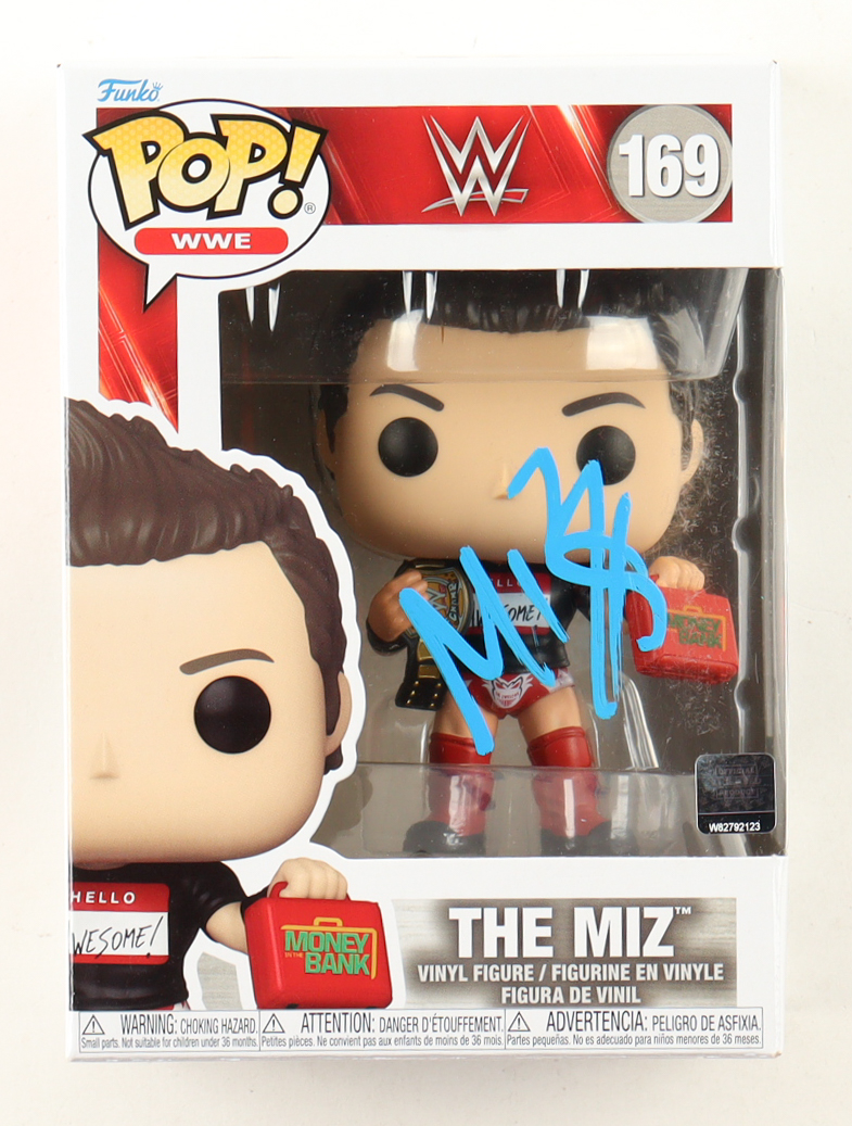 The Miz Signed "WWE" #169 Funko Pop! Vinyl Figure Inscribed "$" (Beckett) at PristineAuction.com The Miz Signed "WWE" #169 Funko Pop! Vinyl Figure Inscribed "$" (Beckett) at PristineAuction.com